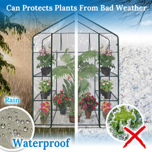 Load image into Gallery viewer, 8 Shelves 3 Tiers Portable mini Walk-in Greenhouse Flower Clear Planter HotHouse