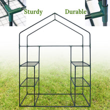 Load image into Gallery viewer, 8 Shelves 3 Tiers Portable mini Walk-in Greenhouse Flower Clear Planter Hot House (Polyethylene)