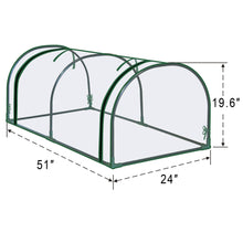 Load image into Gallery viewer, Mini Outdoor Plant Gardening Greenhouse Flower House (PVC, 51" W x 24" D x 19.6" H)