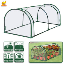 Load image into Gallery viewer, Mini Outdoor Plant Gardening Greenhouse Flower House (PVC, 51" W x 24" D x 19.6" H)