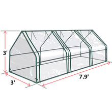 Load image into Gallery viewer, 3x8x3'  Portable Mini Gardening Flower House Plants Greenhouse