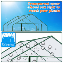 Load image into Gallery viewer, Mini UV Protected Plant Walk-in Greenhouse Outdoor Plant Shelves (56"X56"X76.7")