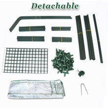 Load image into Gallery viewer, Mini UV Protected Plant Walk-in Greenhouse Outdoor Plant Shelves (56"X56"X76.7")