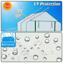 Load image into Gallery viewer, Mini Walk-in Greenhouse Outdoor Plant Shelves UV Protected Plant Green House (56"X56"X76.7")(PE)