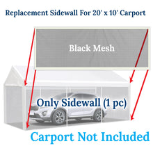 Load image into Gallery viewer, 10x20' Carport Mosquito Netting Replacement Sidewall for Canopy Tent