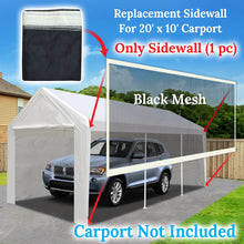 Load image into Gallery viewer, 10x20' Carport Mosquito Netting Replacement Sidewall for Canopy Tent