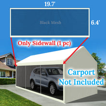 Load image into Gallery viewer, 10x20' Carport Mosquito Netting Replacement Sidewall for Canopy Tent