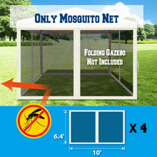 Load image into Gallery viewer, STRONG CAMEL Canopies Sidewalls 10' L X 6.4' W Size Mesh Wall for Tent Outdoor Pop Up Canopy Screen Room , Pack of 4 (Walls Only)