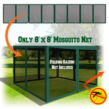 Load image into Gallery viewer, 8' 4Pcs Mesh Sidewall Canopy Tent Commercial Zippered Bug Barrier Walls
