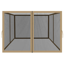 Load image into Gallery viewer, 8' 4Pcs Mesh Sidewall Canopy Tent Commercial Zippered Bug Barrier Walls