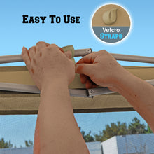 Load image into Gallery viewer, 8' 4Pcs Mesh Sidewall Canopy Tent Commercial Zippered Bug Barrier Walls