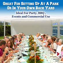 Load image into Gallery viewer, STRONG CAMEL 10x20/30 White Party Canopy Tent  BBQ Gazebo Pavilion  With Side Walls
