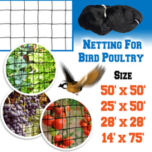 Load image into Gallery viewer, Black Netting Mesh For protecting garden fruits from Bird Poultry