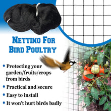 Load image into Gallery viewer, Black Netting Mesh For protecting garden fruits from Bird Poultry
