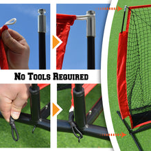 Load image into Gallery viewer, 5'x5' Baseball Softball Practice Net with Strike Zone Target and Carry Bag