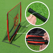 Load image into Gallery viewer, 5'x5' Baseball Softball Practice Net with Strike Zone Target and Carry Bag