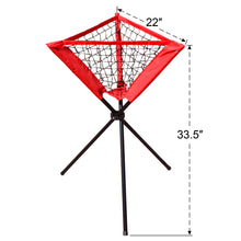 Load image into Gallery viewer, Portable Baseball Softball Ball Caddy Batting Practice Holder Tripod with Carry Bag