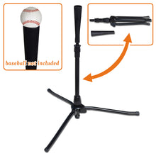 Load image into Gallery viewer, Height 28" to 44" Portable Baseball Softball Tripo Travel Batting Tee
