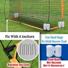 Load image into Gallery viewer, 12'x6' Portable Football Soccer Goal Training Sport Net with Carry Bag