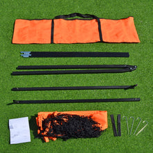 Load image into Gallery viewer, 6' x 6' Quick Setup Portable Lacrosse Practice Goal Bow Style Frame
