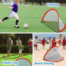 Load image into Gallery viewer, 4ft Portable Pop Up Soccer Goal Football Practice Training Sport Nets w CarryBag