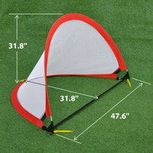 Load image into Gallery viewer, 4ft Portable Pop Up Soccer Goal Football Practice Training Sport Nets w CarryBag