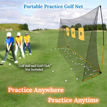 Load image into Gallery viewer, Portable 12'x6' Golf Hitting Net Practice Driving Indoor Outdoor Aids w Carrybag
