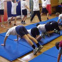 Load image into Gallery viewer, 4 Foldable Folding Panel Gym Gymnastics Exercise Yoga Mat Pad