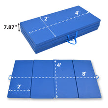 Load image into Gallery viewer, 4 Foldable Folding Panel Gym Gymnastics Exercise Yoga Mat Pad