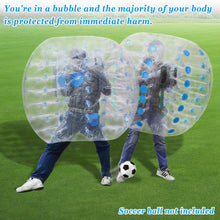 Load image into Gallery viewer, Inflatable Bumper Bubble Soccer Ball Dia 5ft(1.5m) Body Zorb Ball for Adults and Teens