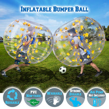 Load image into Gallery viewer, 5ft Body Inflatable Bumper Football Zorb Balls Human Bubble Soccer