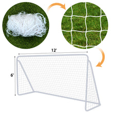 Load image into Gallery viewer, 12' x 6' Portable Nelon Netting for  Soccer Door