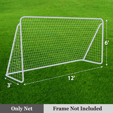 Load image into Gallery viewer, 12' x 6' Portable Nelon Netting for  Soccer Door