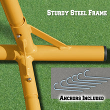 Load image into Gallery viewer, 12' x 6' Portable Sports Soccer practice Straight High impact net&door for Outdoor