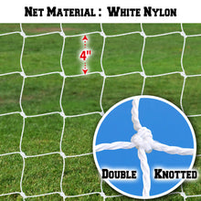 Load image into Gallery viewer, 12' x 6' Portable Sports Soccer practice Straight High impact net&door for Outdoor
