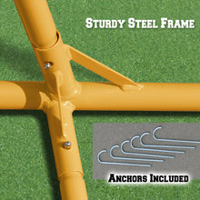 Load image into Gallery viewer, 12' x 6' Portable Sports Soccer practice Straight High impact net&door for Outdoor