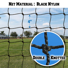 Load image into Gallery viewer, 12' x 6' Portable Sports Soccer practice Straight High impact net&door for Outdoor