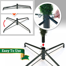 Load image into Gallery viewer, Artificial PVC Christmas Tree Unlit Premium Hinged Spruce Xmas Tree with Solid Metal Stand Perfect for Indoor and Outdoor Holiday Decoration