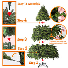 Load image into Gallery viewer, Artificial PVC Christmas Tree Unlit Premium Hinged Spruce Xmas Tree with Solid Metal Stand Perfect for Indoor and Outdoor Holiday Decoration