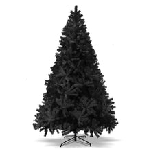 Load image into Gallery viewer, 7.5FT Artificial (Black, Red, Pink and White) Christmas Tree Premium Hinged Spruce Full Tree Branch Tips Metal Stand