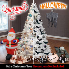 Load image into Gallery viewer, 7.5FT Artificial (Black, Red, Pink and White) Christmas Tree Premium Hinged Spruce Full Tree Branch Tips Metal Stand
