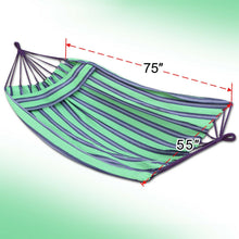 Load image into Gallery viewer, Heavy Duty Portable Double Hammock hanging Swing bed outdoor