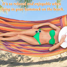 Load image into Gallery viewer, Heavy Duty Portable Double Hammock hanging Swing bed outdoor
