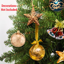 Load image into Gallery viewer, Artificial Pencil Slim Unlit Green Christmas Tree Tall Skinny Hinged Full Xmas Tree Perfect for Holiday Outdoor and Indoor Decor