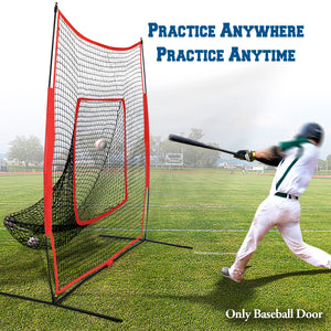 7'x7' Portable Baseball Net Soft Toss Cages Sport Play Indoor Outdoor Elevated