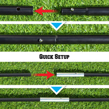 Load image into Gallery viewer, 7'x7' Portable Baseball Net Soft Toss Cages Sport Play Indoor Outdoor Elevated