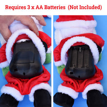 Load image into Gallery viewer, Singing Dancing Electric Santa Claus Toy Xmas Musical Shaking Plush Decorations Gifts for Kids