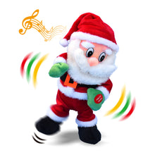 Load image into Gallery viewer, Singing Dancing Electric Santa Claus Toy Xmas Musical Shaking Plush Decorations Gifts for Kids