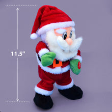 Load image into Gallery viewer, Singing Dancing Electric Santa Claus Toy Xmas Musical Shaking Plush Decorations Gifts for Kids