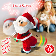 Load image into Gallery viewer, Twerking Musical Christmas Singing and Dancing Toy Electric Shaking Hips Santa Claus Decoration Doll Gift for Kids